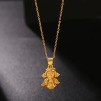 New Fashion Simple Cute Angel Baby Pendant Female Necklace Wholesale main image 1