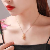 New Fashion Simple Cute Angel Baby Pendant Female Necklace Wholesale main image 5