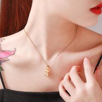 New Fashion Simple Cute Angel Baby Pendant Female Necklace Wholesale main image 6