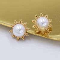 New Alloy Coin Earrings With Round Deer Head Pattern Earrings Wholesale main image 6