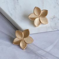 Korean New Alloy Butterfly Flower Geometry Various Earrings Plating Earrings Women main image 4