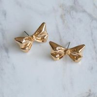 Korean New Alloy Butterfly Flower Geometry Various Earrings Plating Earrings Women main image 3