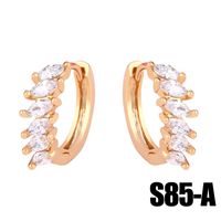 2021 Heiß Verkaufte Neue Diamant Ohrringe Französisch High-end-persönlichkeit All-match-ohrringe Frauen Ers85 sku image 1