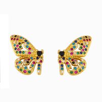 Korean Earring Butterfly Wild Crescent Earrings Wholesale sku image 1