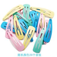 Spray Paint Colorful Water Drop Clip Bb Clip Colorful Edge Clip Set Drip Oil Cheap Hair Clip Wholesale sku image 1