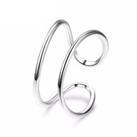 New Stainless Steel Fashion Semicolon Ring Open Bracelet Wholesale sku image 1