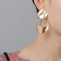 Nuevos Pendientes Geométricos De Aleación Retro De Moda Para Mujeres Al Por Mayor main image 1