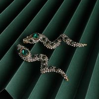 New Fashion Retro Snake-shaped Earrings For Women Wholesale main image 4