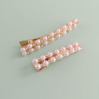 New Pearl Hairpin Variety Duckbill Bowknot Geometric Lady Hairpin Trend Decoration Slotted Hair Accessories main image 2