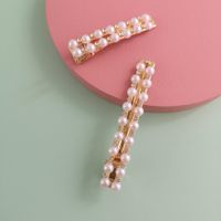 New Pearl Hairpin Variety Duckbill Bowknot Geometric Lady Hairpin Trend Decoration Slotted Hair Accessories main image 3
