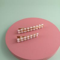New Pearl Hairpin Variety Duckbill Bowknot Geometric Lady Hairpin Trend Decoration Slotted Hair Accessories main image 4
