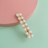 New Pearl Hairpin Variety Duckbill Bowknot Geometric Lady Hairpin Trend Decoration Slotted Hair Accessories main image 5