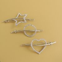 Korea&#39;s Simple Side Clips And Diamonds Multi-style Cheap Hairpin Wholesale main image 3