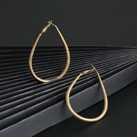 New Fashion Simple And Wild Alloy Electroplated Drop Earrings For Women Wholesale main image 1