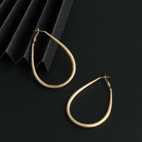 New Fashion Simple And Wild Alloy Electroplated Drop Earrings For Women Wholesale main image 5