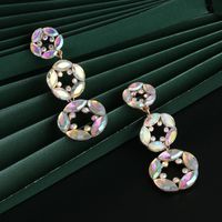 New Fashion Geometric Retro Color Round Earrings For Women Wholesale main image 6