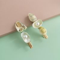 New Fashion Conch Shell Pearl Cheap Hairpin Wholesale main image 4