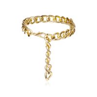 New Fashion Simple Hollow Cross Chain Geometric Bracelet Y-shaped Tassel Single Layer Long Bracelet main image 6