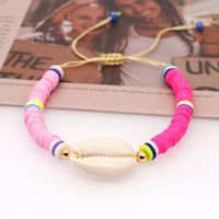 Simple Bohemian Beach Style Natural Shell Woven Friendship Rope Bracelet For Women Wholesale main image 6