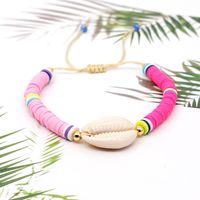 Simple Bohemian Beach Style Natural Shell Woven Friendship Rope Bracelet For Women Wholesale main image 3