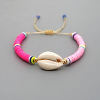 Simple Bohemian Beach Style Natural Shell Woven Friendship Rope Bracelet For Women Wholesale sku image 6
