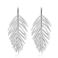 Metal Hollow Branches Leaves Leaves Exaggerated Earrings Yiwu Nihaojewelry Wholesale sku image 2