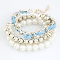 Mode Coréenne Perle Sauvage Corde Tissée Multicouche Bracelet Yiwu Nihaojewelry Gros Nhsc211300 sku image 2