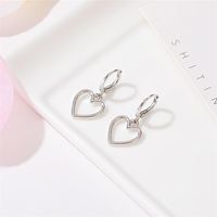 New Fashion Simple Hollow Love Metal Earrings Wholesale main image 5