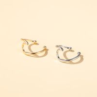 New Fashion Simple Metal Wave Ear Clip Single Ear Bone Clip Wholesale main image 3