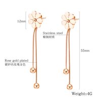 Grenz Überschreitende Lieferung Von Japanischen Und Koreanischen Frauen Blumen Quaste Ohrringe Ohrringe Damen All-match Lange Ohrringe Beliebte Accessoires main image 5