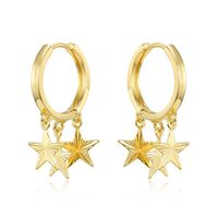 New Fashion Zircon Earrings Star Sequins Eye Earrings Wholesale main image 3