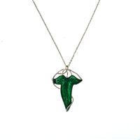 New Fashion Lord Of The Rings Elf Leaf Necklace Brooch Dual-use Western Decorative Pendant Pendant main image 6
