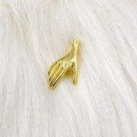 New Fashion Senior Sense Retro Golden Finger Man Hand Brooch Wholesale main image 3