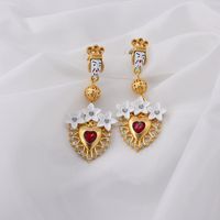 New Fashion Baroque With The Same Paragraph Long Retro Earrings Wholesale main image 5