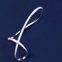 New Fashion Full Diamond Cross Palm Bracelet Wholesale main image 3