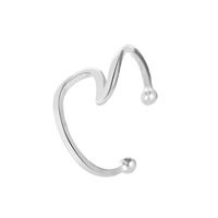 New Fashion Simple Metal Wave Ear Clip Single Ear Bone Clip Wholesale sku image 2