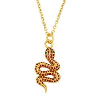 New Fashion Sexy Snake Pendant Short Chain Wild Clavicle Chain Love Necklace Wholesale sku image 1