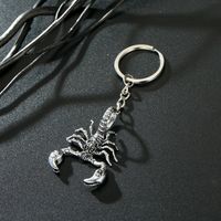 New Punk Metal Keychain Retro Skull Cross Keychain Wholesale sku image 2