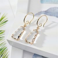 Simple Round Crystal Earrings Wholesale sku image 7