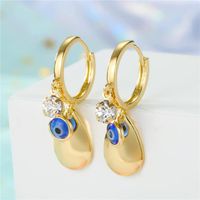 New Fashion Zircon Earrings Star Sequins Eye Earrings Wholesale sku image 9