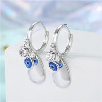 New Fashion Zircon Earrings Star Sequins Eye Earrings Wholesale sku image 11