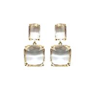 2021 New Summer Boucles D'oreilles Simple Froid Style 2020 New Trendy Strass Ice Cube Personnalisé Gouttes Pour Les Oreilles Boucles D'oreilles Pour Les Femmes sku image 1
