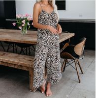 Women's Casual Fashion Cotton Blend Polyester Casual Pants Jumpsuits main image 5