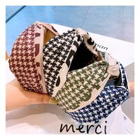 Korean New Fashion Wild Printing Knot Cheap Wholesale Headband main image 3