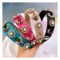 New Fashion Diamond Baroque Crystal Hair Band Wholesale main image 6