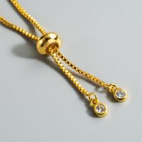 New Fashion Creative Alphabet Bracelet True Gold Plated Color Bracelet With Zircon Bracelets main image 5