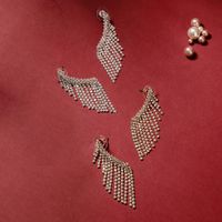 New Fashion Butterfly Wings Tassel Earrings Wholesale main image 3