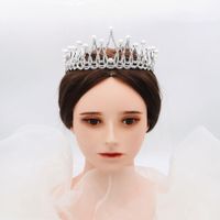 New Headdress Bride Wedding Crown Retro Palace Wind Crown Dinner Dress With Accessories main image 4