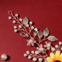 New Fashion Sun Flower Daisy Hair Band Handmade Glass Rhinestone Bride Head Jewelry main image 5