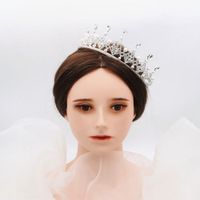 Baroque Headdress Bridal Wedding Jewelry Crown Wholesale main image 4